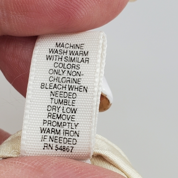 Victoria Secret vintage ivory satin finish and sheer trim camisole M - Picture 9 of 15